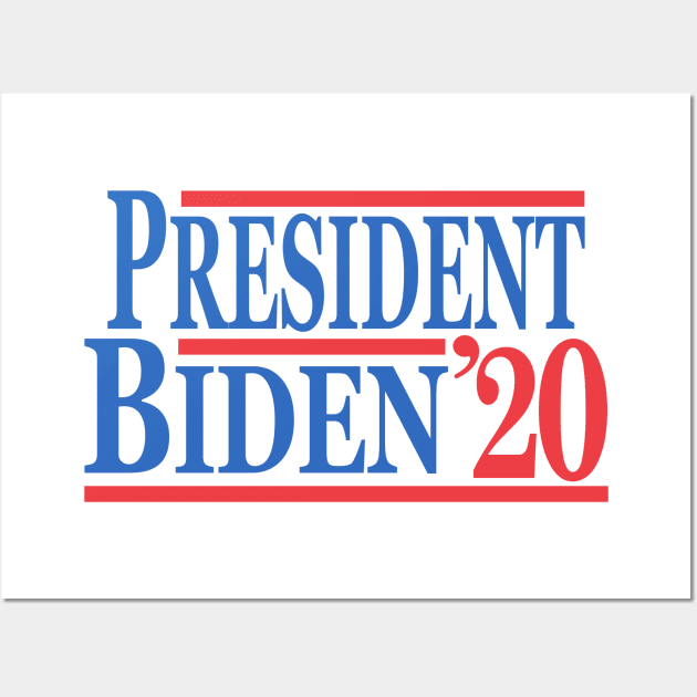 President Biden 2020 Wall Art by Etopix